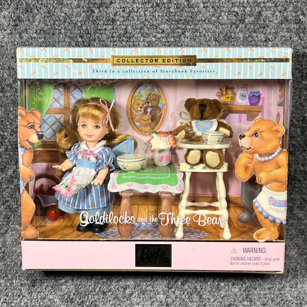 Vintage Barbie Goldilocks and the Three Bears Storybook Favorites Collector Doll